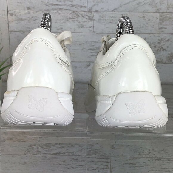 Alegria Cindi Lace Up White Patent Leather Comfort Nursing Shoes Size 39 CIN-600 - Picture 6 of 10